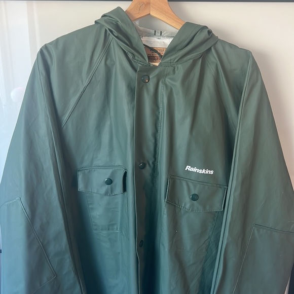 Unisex Rainskins Rain Jacket - fits Men’s Large - Picture 2 of 5